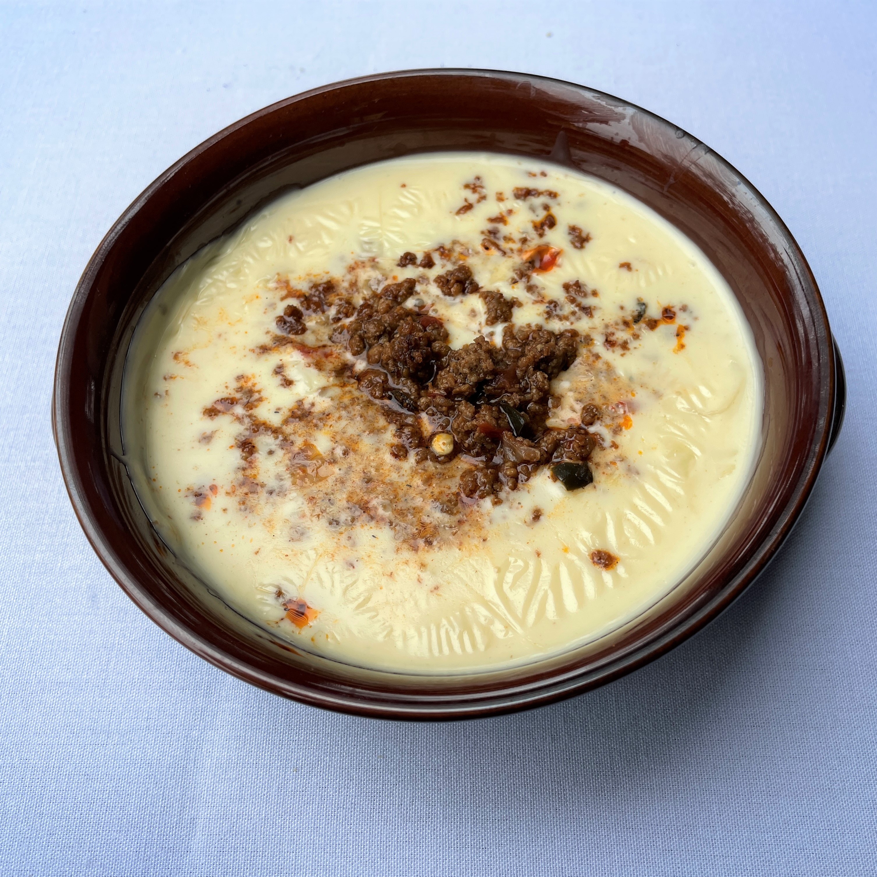 Order Queso Blanco with Ground Beef Chorizo food online from Blue Mesa Grill store, Addison on bringmethat.com
