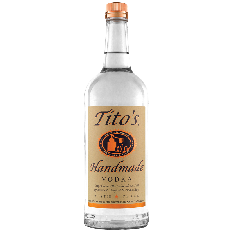 Order Tito's Handmade Vodka 750 ml. food online from Village Wine & Spirits store, Ventura on bringmethat.com