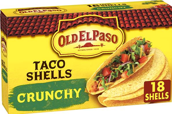 Order Old El Paso Crunchy Taco Shells (6.89 oz) food online from Ctown Supermarkets store, Uniondale on bringmethat.com