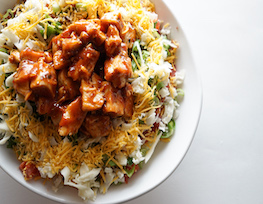 Order BBQ Chicken Salad food online from Zazzo'S Pizza store, Westmont on bringmethat.com