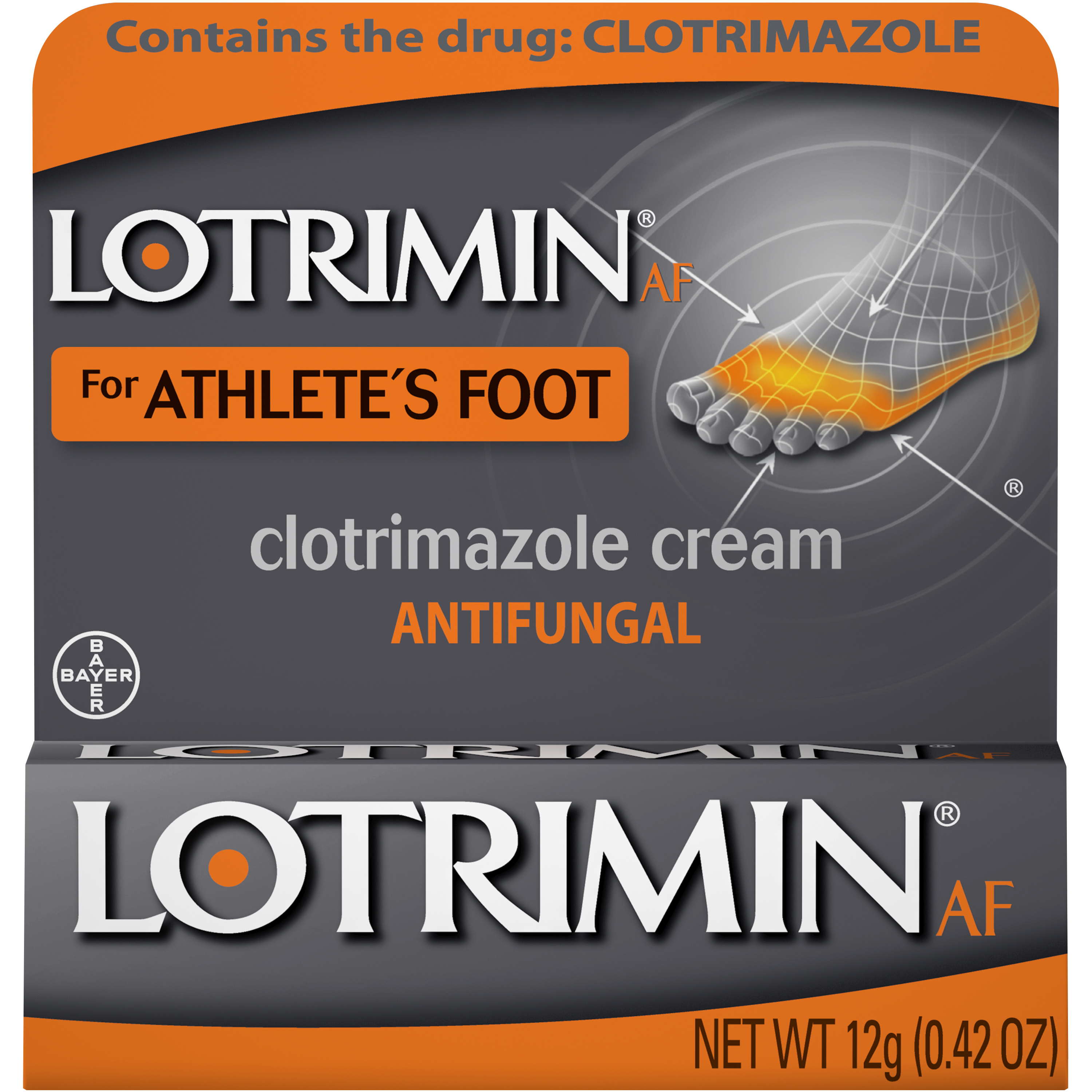 Order Lotrimin AF Antifungal Cream - 0.42 oz food online from Rite Aid store, READING on bringmethat.com