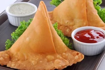 Order Samosa (3 pcs) food online from Aroma Indian Cuisine store, Ann Arbor on bringmethat.com