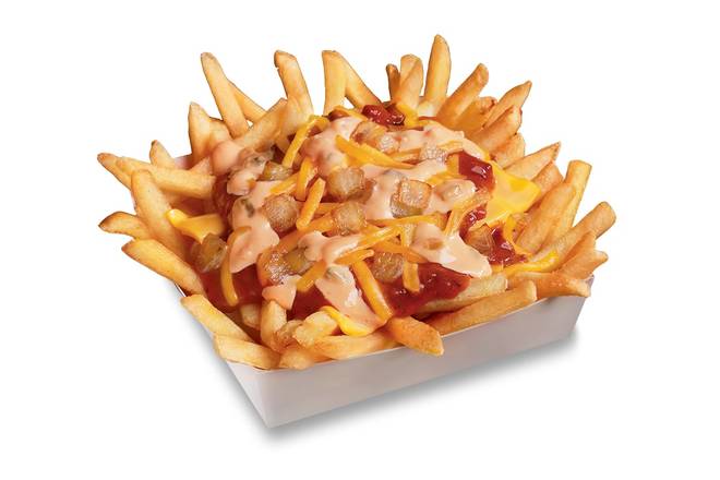 Order Thousand Island Chili Cheese Fries food online from Wienerschnitzel store, Highland on bringmethat.com