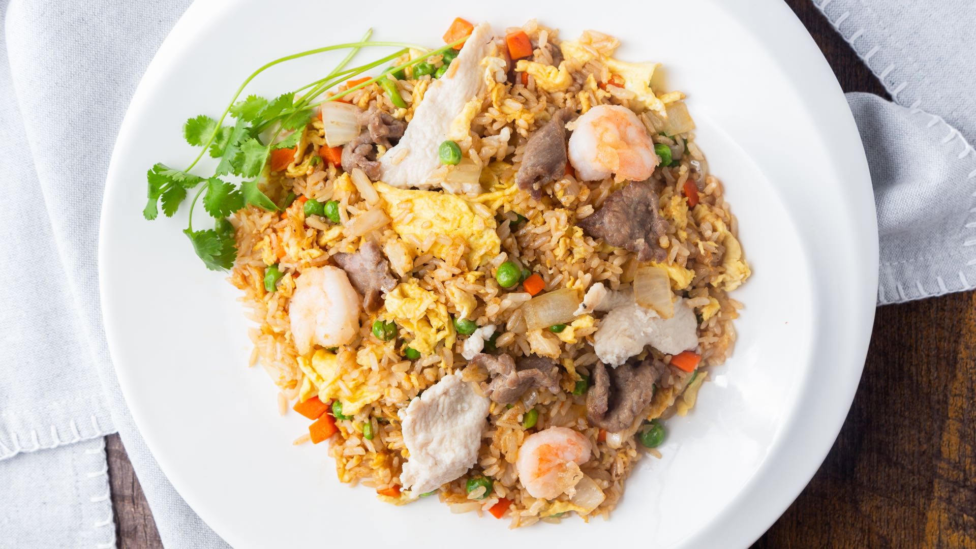 Order 26. House Special Fried Rice food online from Jasmine Uniquely Chinese store, Addison on bringmethat.com