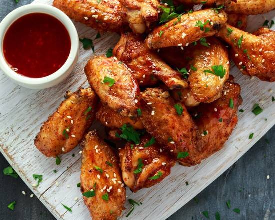 Order BBQ Chicken Wings food online from BBQ Ribs Co. store, Detroit on bringmethat.com