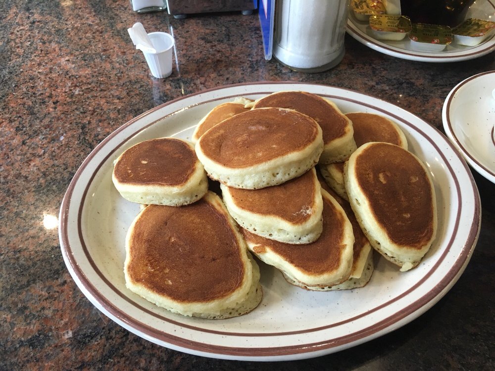 Order Silver Dollar Pancakes food online from Toms Restaurant store, New York on bringmethat.com