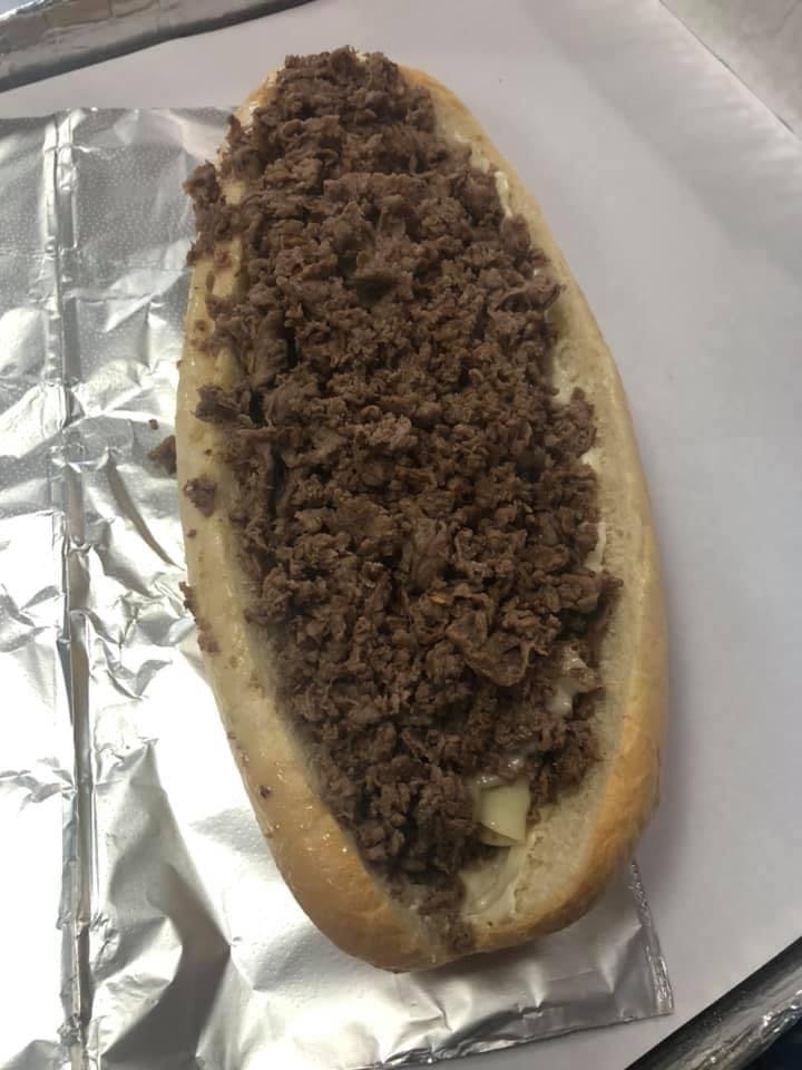 Order Steak & Cheese Sub - Small food online from Phillip's Roast Beef & Pizza store, Rowley on bringmethat.com