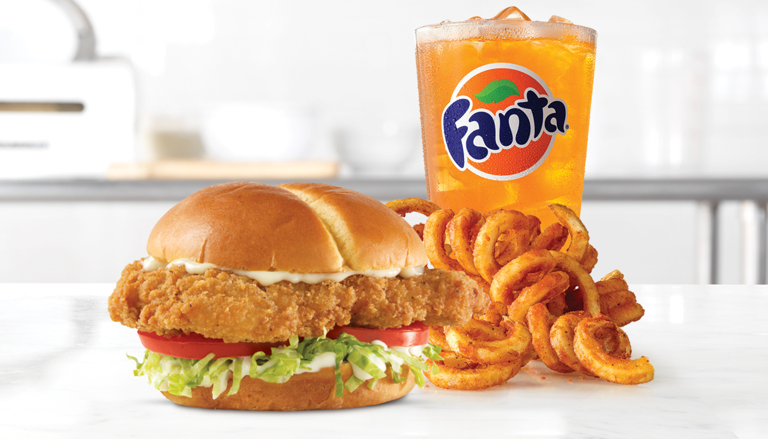 Order Classic Crispy Chicken Sandwich food online from Arby's store, Fishers on bringmethat.com