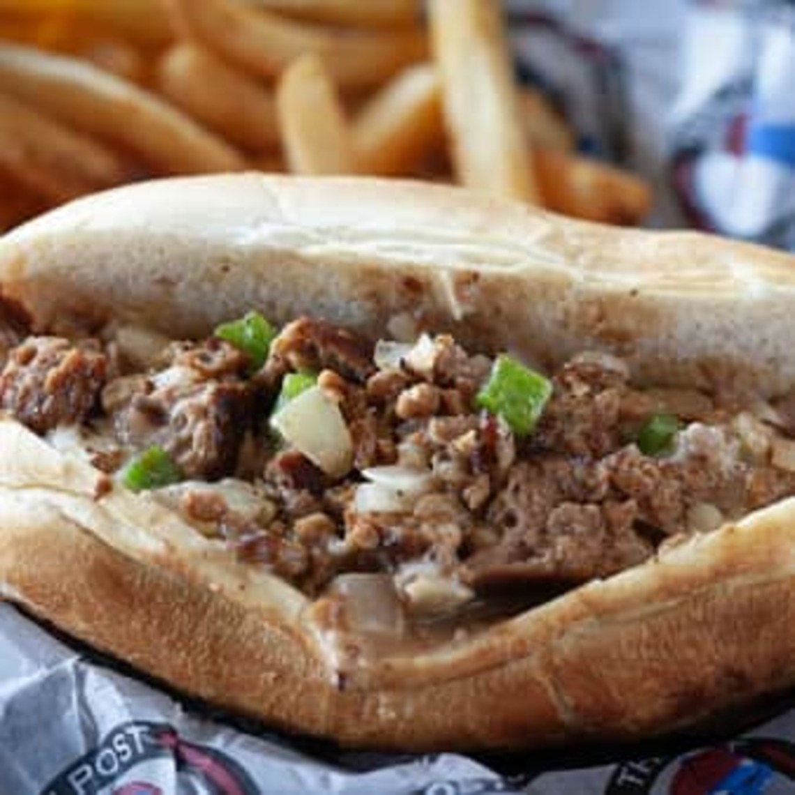 Order Beyond Cheesesteak food online from The Post Sports Bar & Grill store, Creve Coeur on bringmethat.com
