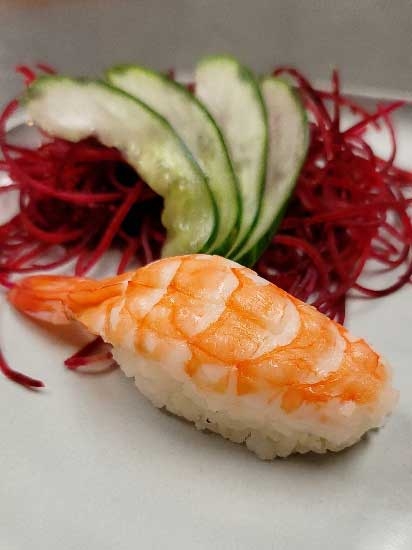 Order Shrimp Nigiri (Ebi) food online from California Roll Sushi store, Birmingham on bringmethat.com