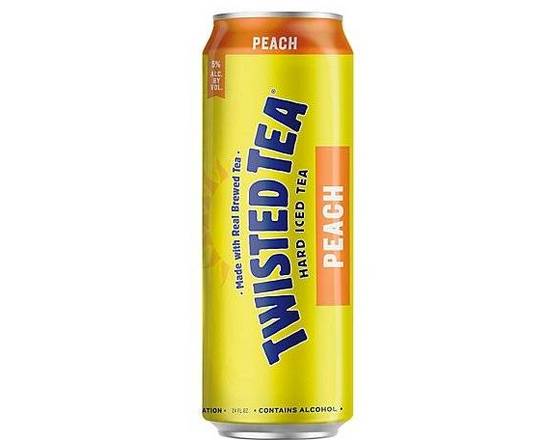 Order Twisted Tea Peach 24oz can Pennsylvania - Hard Tea -( 5.0% ABV.) food online from Pacific Liquor Market store, Bell Gardens on bringmethat.com