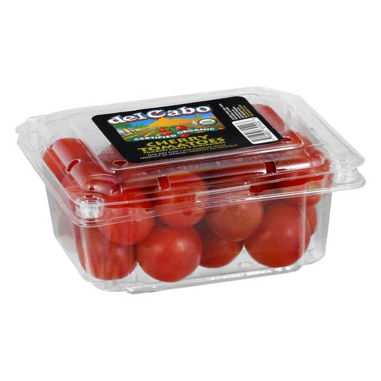 Order Del Cabo · Organic Cherry Tomatoes (19.4 oz) food online from Albertsons store, El Cajon on bringmethat.com