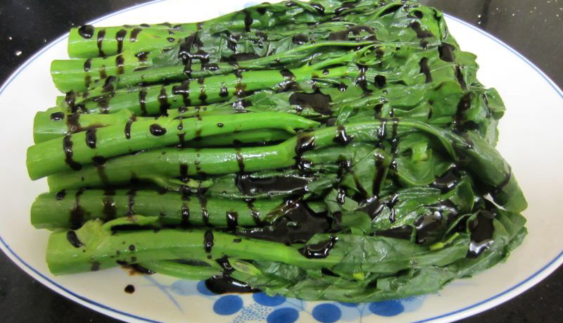 Order Chinese Broccoli in Oyster Sauce 蠔油芥蘭 food online from Hang Ah Tea Room Llc store, San Francisco on bringmethat.com