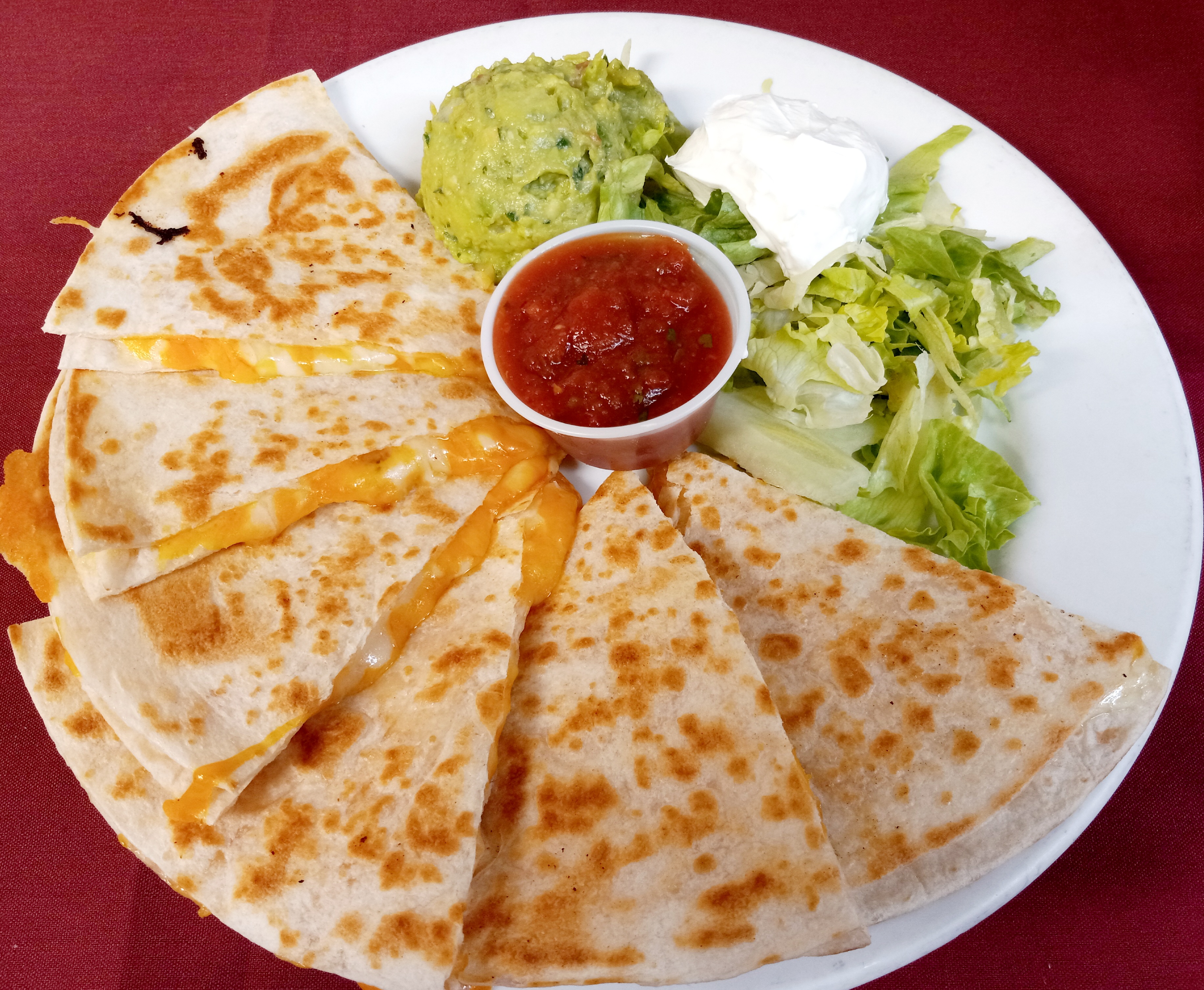 Order Cheese Quesadilla food online from Anyway Pub store, Oakbrook Terrace on bringmethat.com
