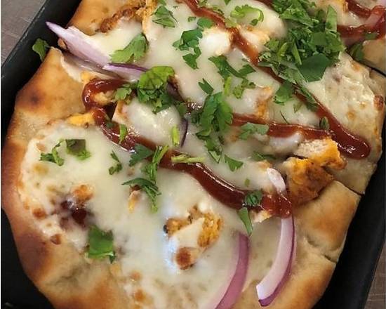 Order BBQ Chicken Flatbread food online from Dirty Burger store, Lake Elsinore on bringmethat.com