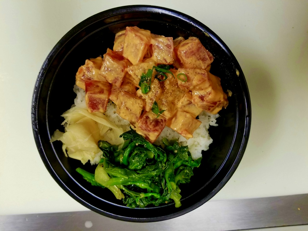 Order Spicy poke bowl  food online from Ahi Lovers store, Honolulu on bringmethat.com