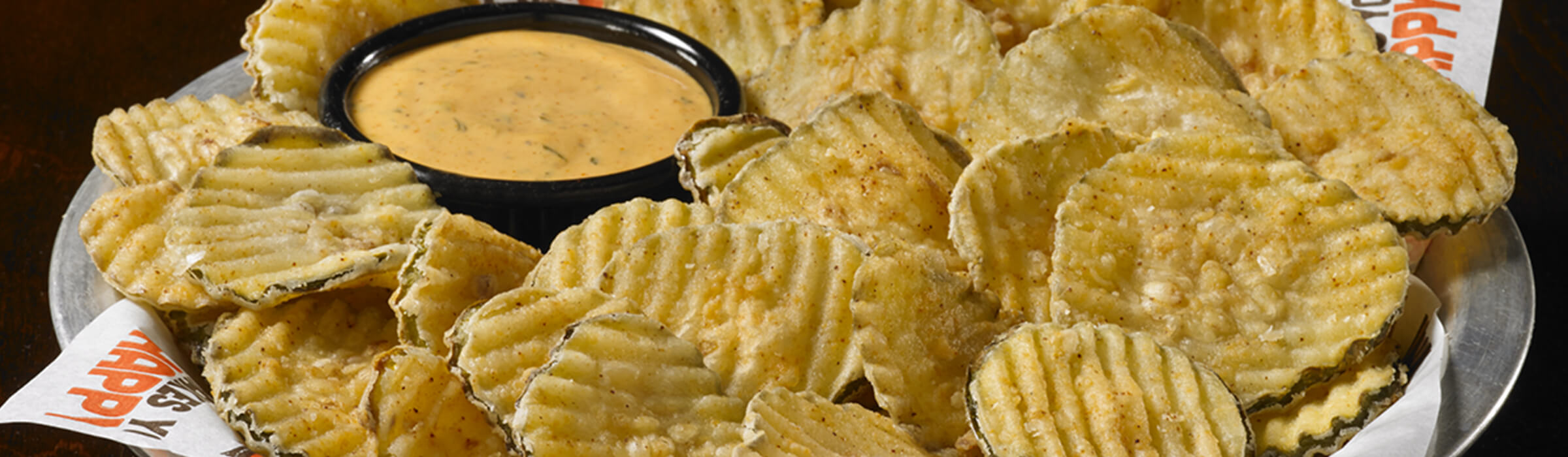 Order Fried Pickles food online from Hooters store, Countryside on bringmethat.com