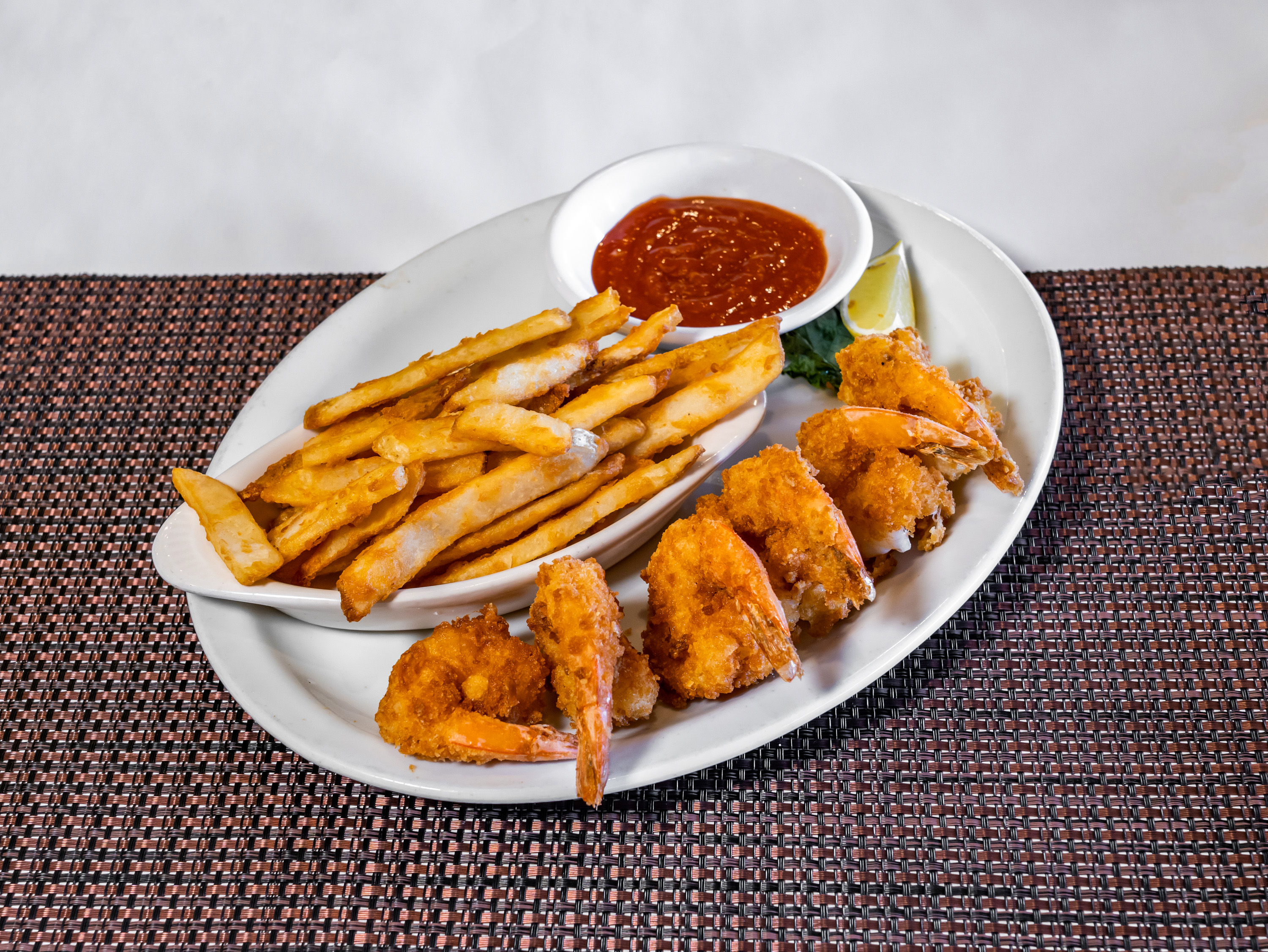 Order Jumbo Fried Shrimp Dinner  food online from Lucky Prime Time store, Rochester on bringmethat.com