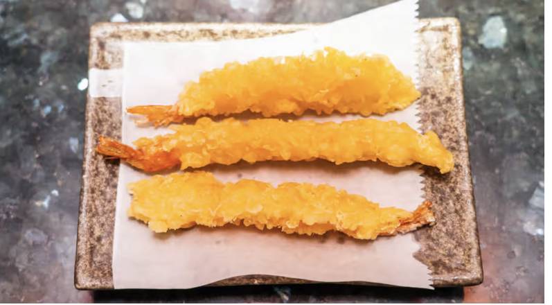 Order Shrimp Tempura (3 pcs) food online from Lucky Tetsu store, Brentwood on bringmethat.com