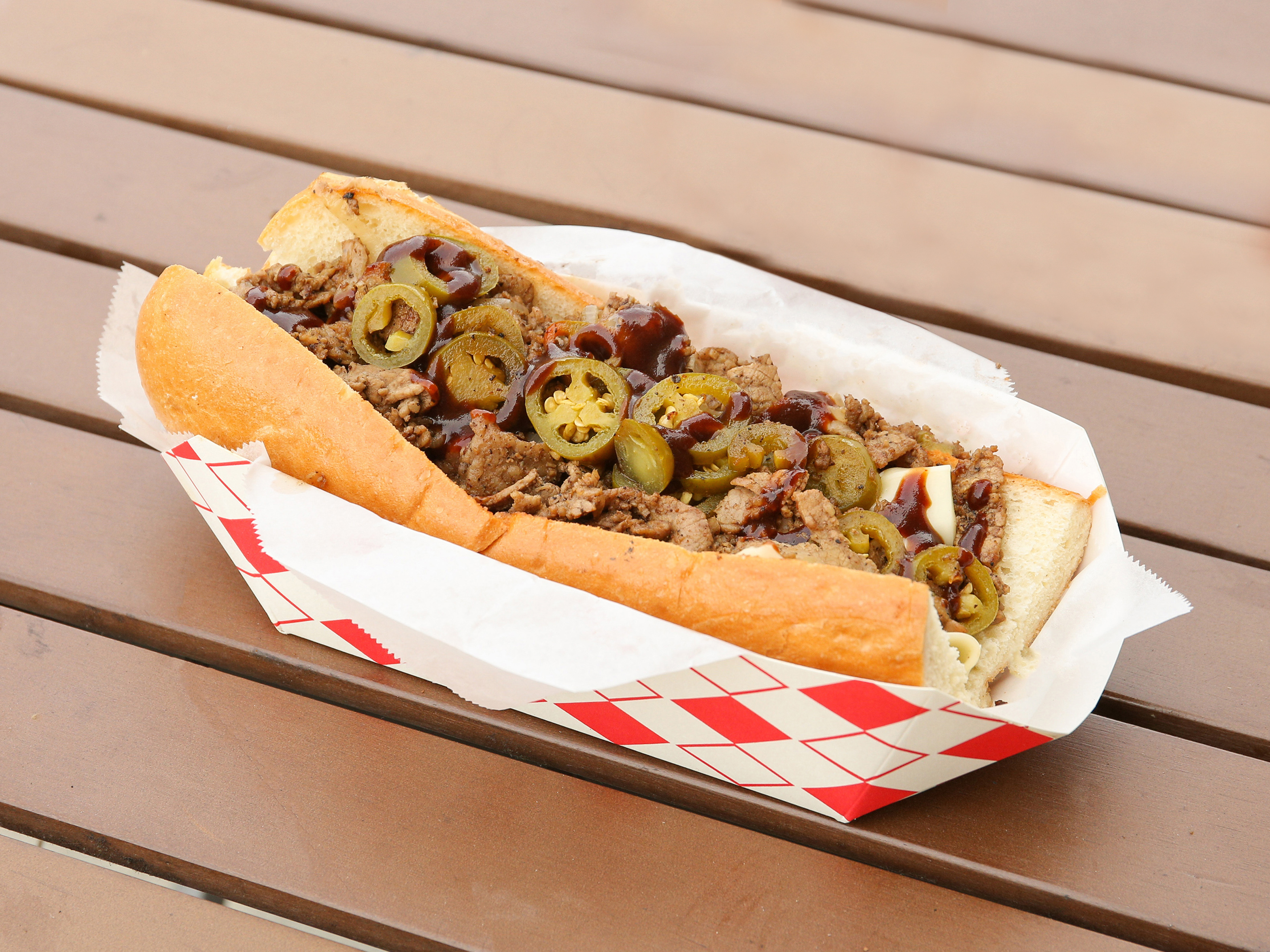 Order Southwest BBQ Steak Sandwich food online from Philly Specials store, San Jose on bringmethat.com