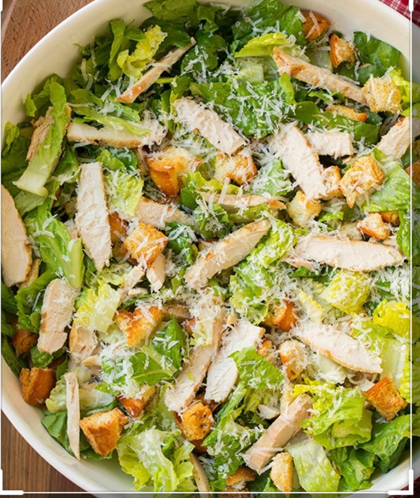Order Caesar Salad with Chicken - Salad food online from Giovannelie Restaurant store, New Brunswick on bringmethat.com