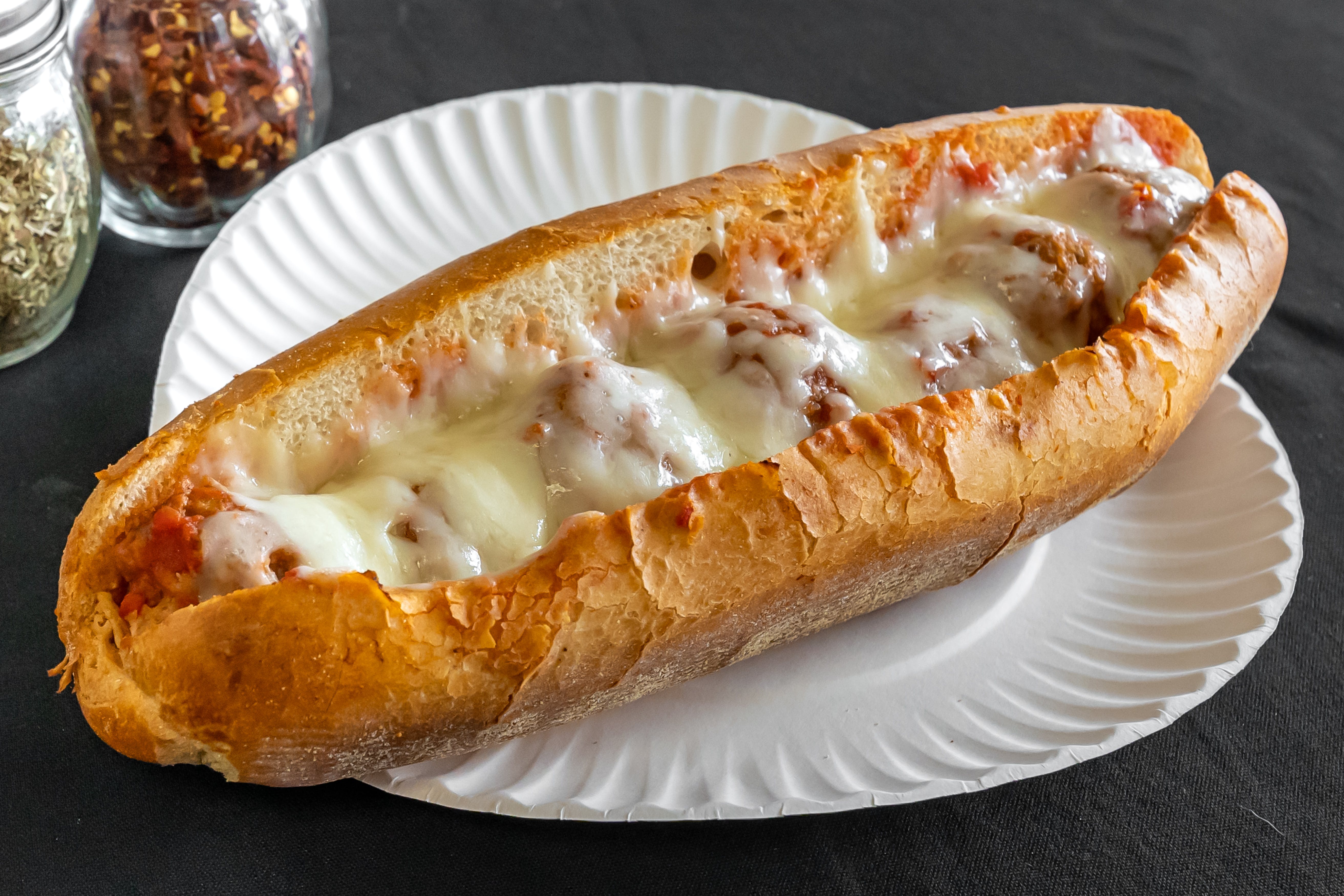 Order Meatball Grinder with Cheese - Grinder food online from Tony Palace Pizza store, Philadelphia on bringmethat.com