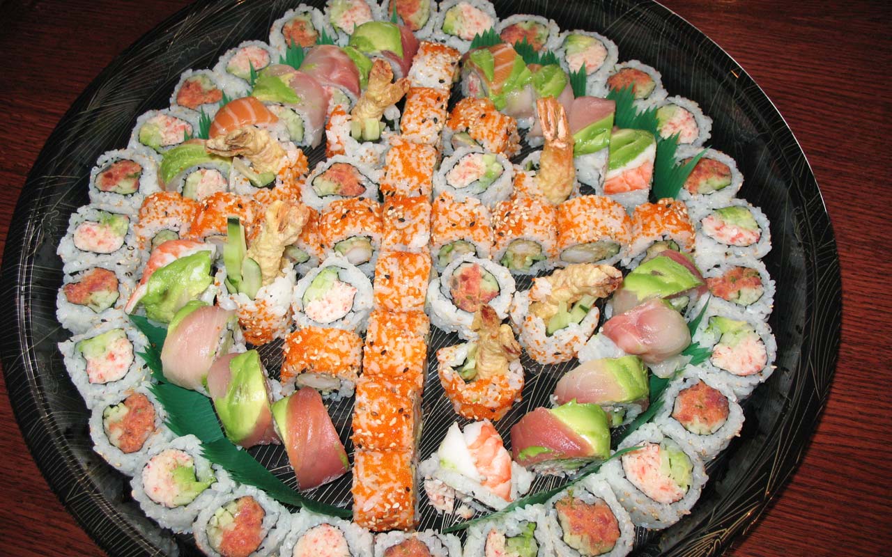 Order Abi Party Tray C food online from Abi sushi store, Astoria on bringmethat.com