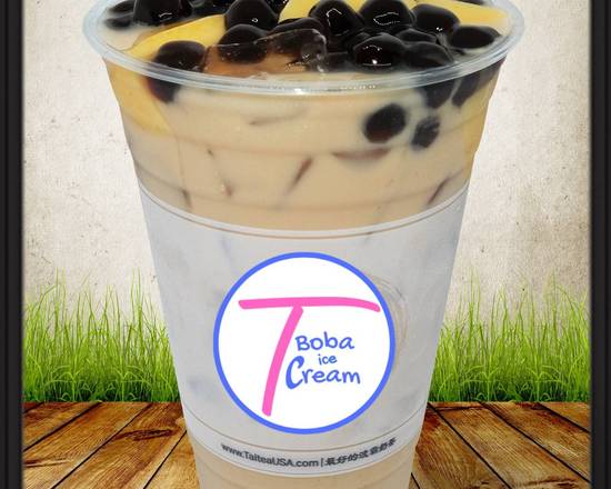 Order Jasmine Milk Tea food online from T Boba Ice Cream store, Santa Ana on bringmethat.com