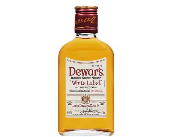 Order Dewar's White Label, 200mL whiskey (40.0% ABV) food online from Tenderloin Liquor store, San Francisco on bringmethat.com