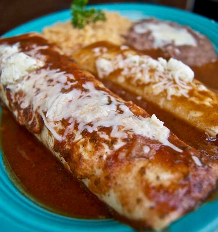 Order 3. One Beef Enchilada, 1 Beef Taco and 1 Chile Relleno food online from El Ranchero Mexican Grill & Bar store, Loganville on bringmethat.com