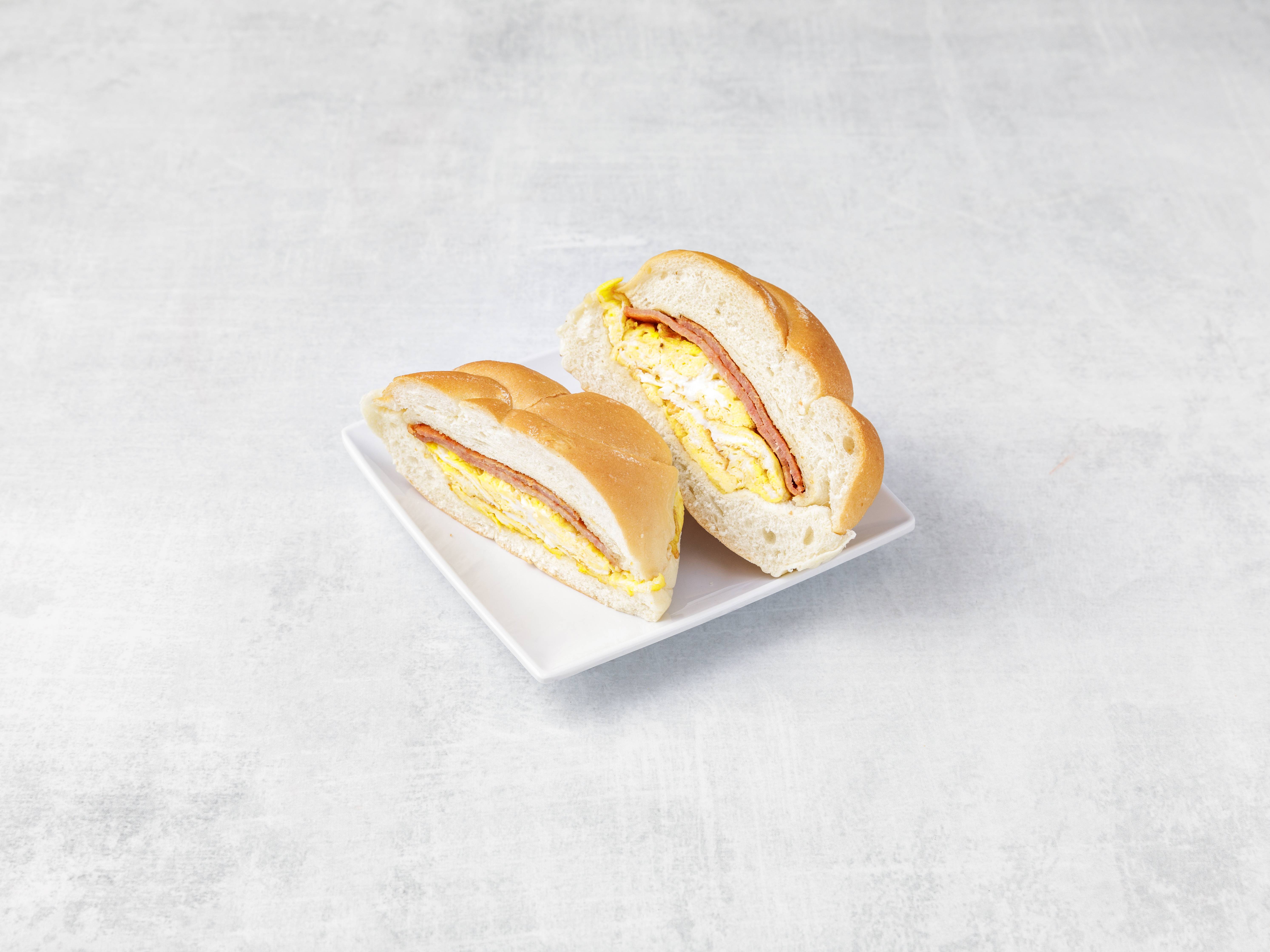 Order 4. Eggs with Meat Sandwich food online from Royal Bagel & Deli store, Montclair on bringmethat.com