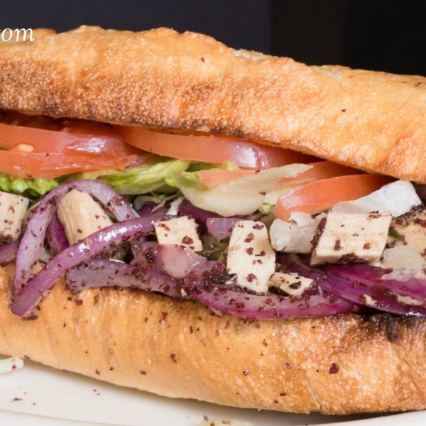 Order Vegan Sumac Chicken Sandwich food online from Cafe 53 store, Chicago on bringmethat.com