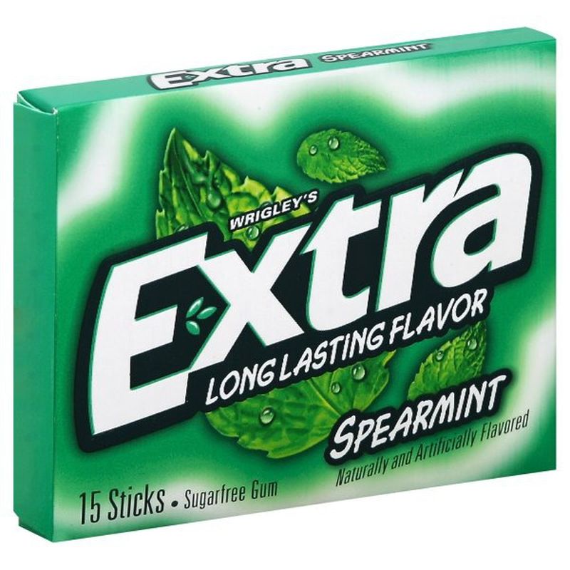 Order Extra Spearmint 15 food online from Friends Snacks store, San Francisco on bringmethat.com