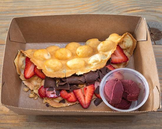 Order Cool Down Bubble Waffle food online from Deadlift Coffee Shop store, Casa Grande on bringmethat.com
