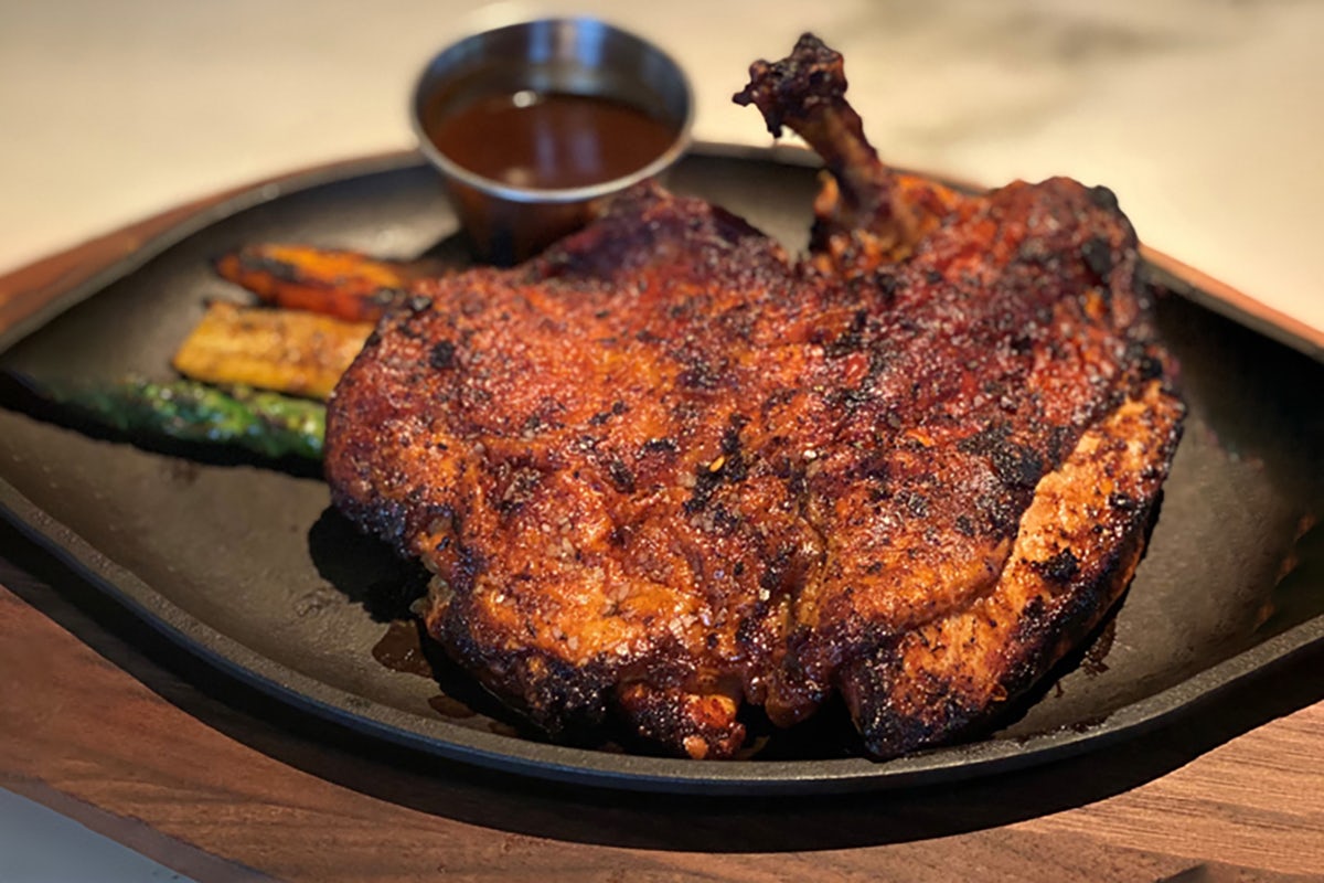 Order Steakhouse Brick Chicken | GF food online from Perry Steakhouse & Grille store, Oak Brook on bringmethat.com