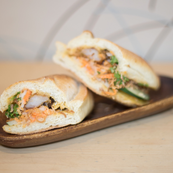 Order 7. Catfish Sandwich food online from Banh Mi Zon store, New York on bringmethat.com