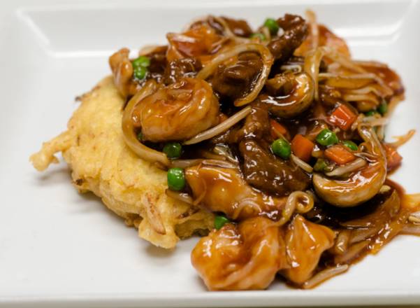 Order House Special Egg Foo Young food online from Go china store, Pasadena on bringmethat.com