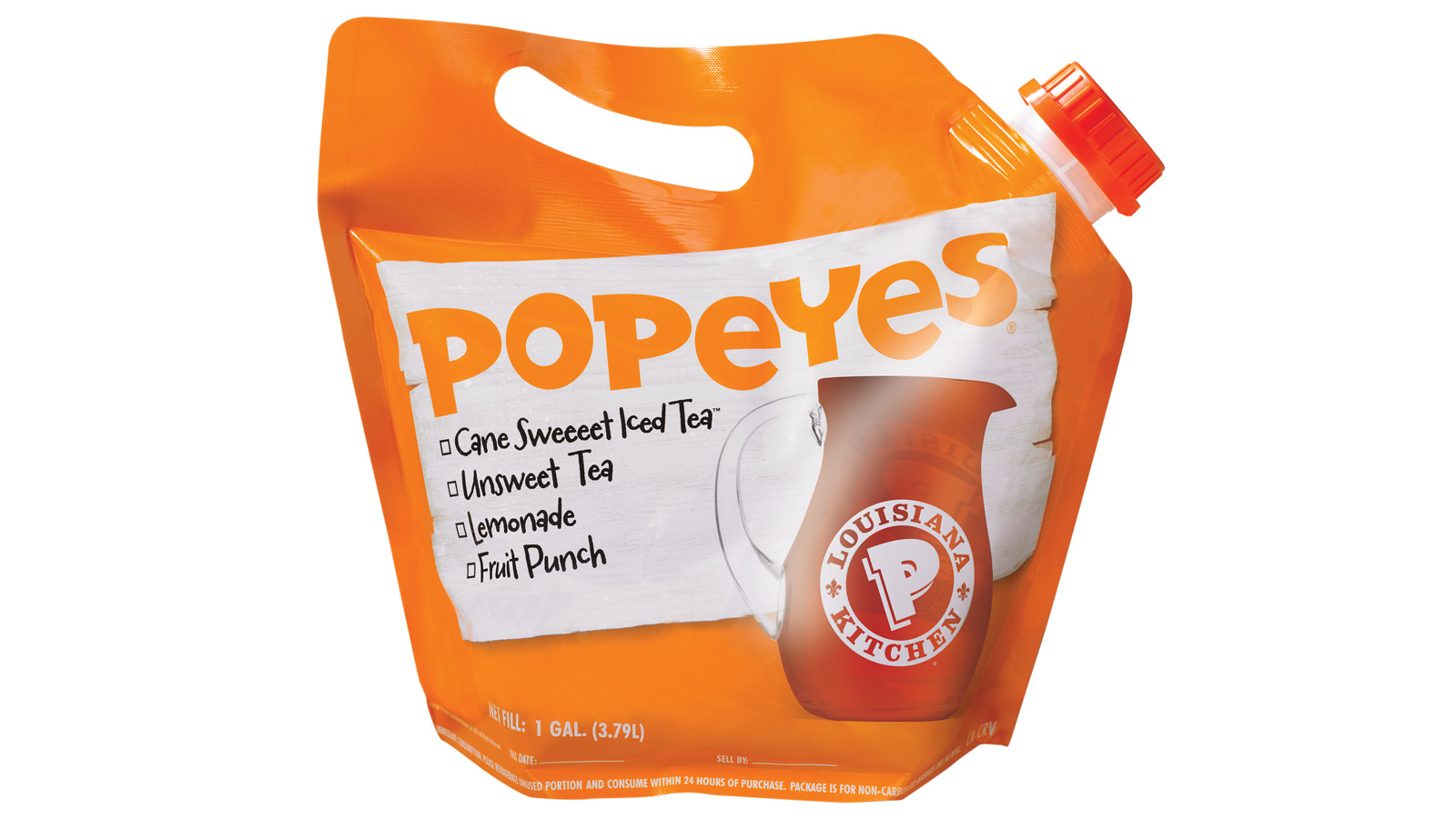 Order CANE SWEEEET ICED TEA™ Gallon food online from Popeyes Louisiana Kitchen store, La Vista on bringmethat.com