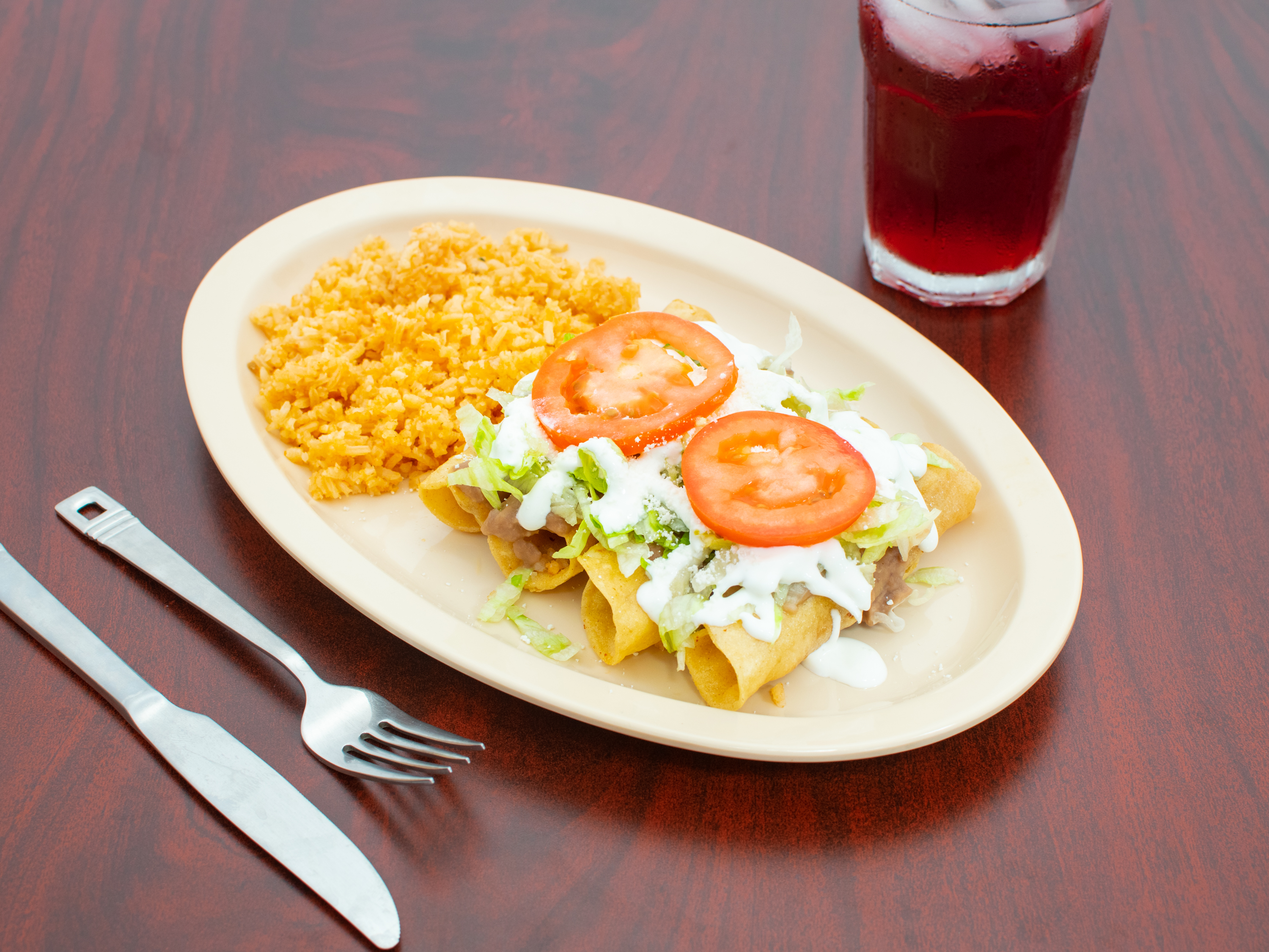 Order Tacos Dorados food online from El Rincon MX store, Lancaster on bringmethat.com