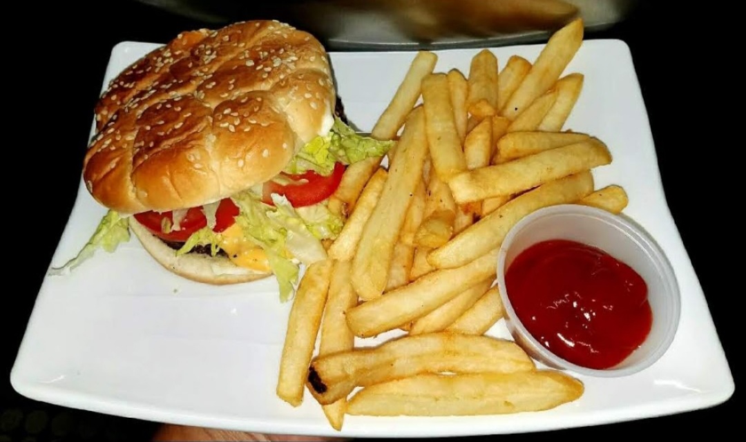 Order Cheeseburger and French Fries food online from Cantarito Restaurant store, Lancaster on bringmethat.com