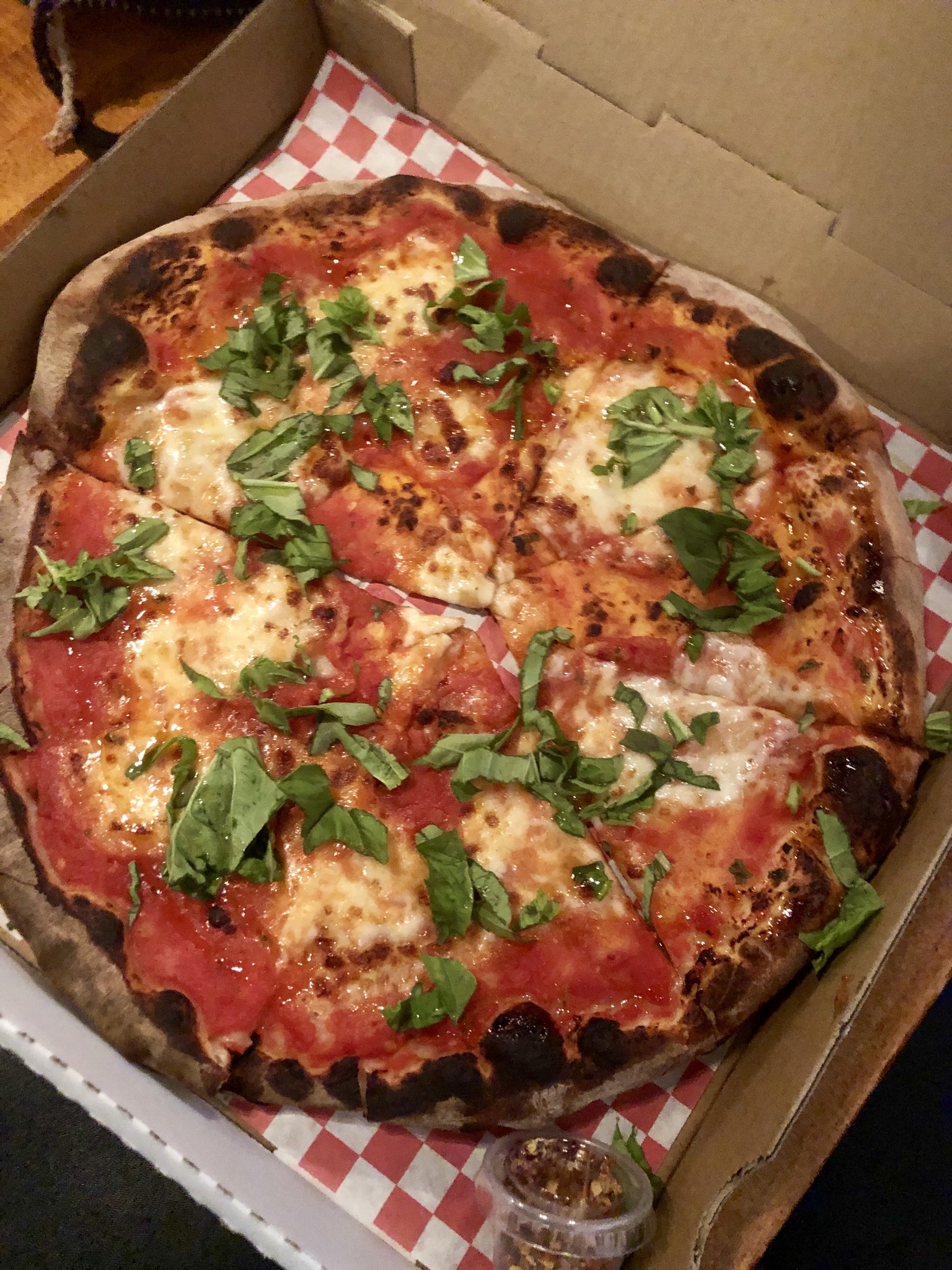 Order Margherita Pizza food online from Thario Kitchen store, Carpinteria on bringmethat.com
