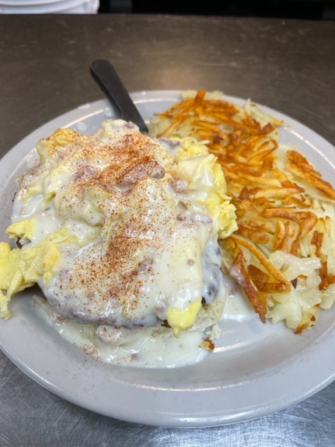 Order Southern Scramble food online from Bills Cafe store, San Jose on bringmethat.com