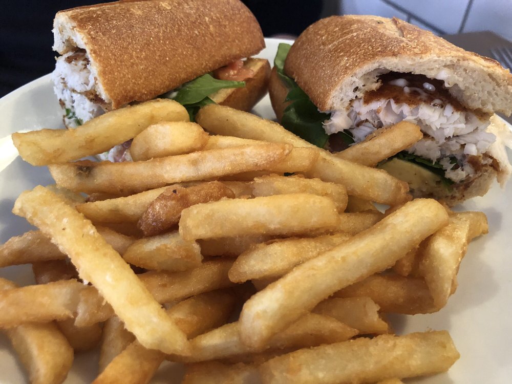 Order Grilled Fish Sandwich food online from Effy's Cafe store, New York on bringmethat.com