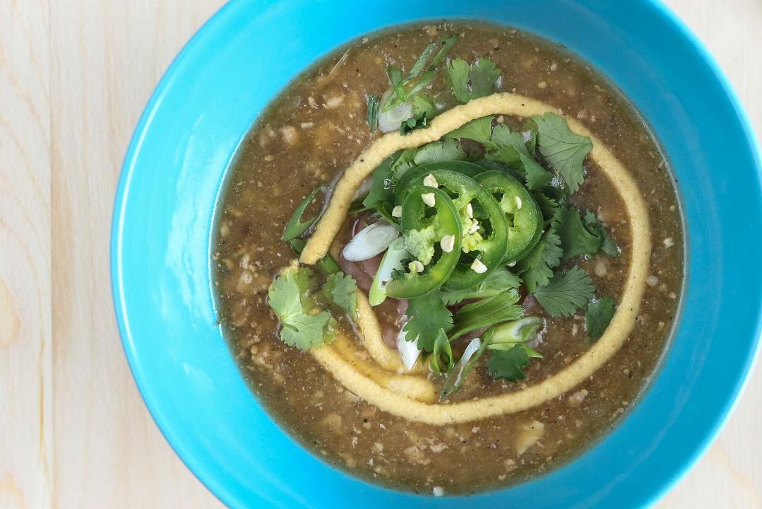 Order Wholehearted - Green Chili food online from Just Be Kitchen store, Denver on bringmethat.com