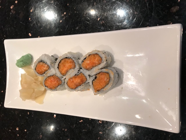 Order Spicy Salmon Roll food online from Mei Sushi Japanese Restaurant store, Fair Lawn on bringmethat.com