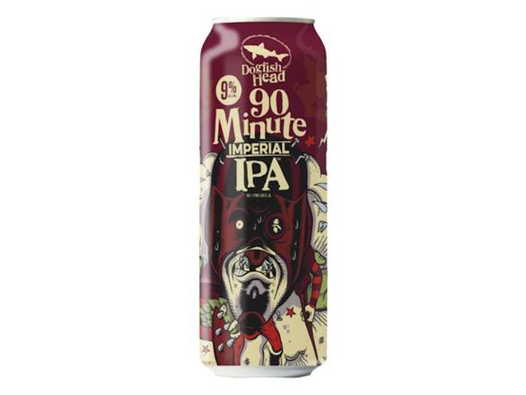 Order Dogfish Head 90-Minute IPA - 19.2oz Can food online from Eagle Liquor & Wine store, Chattanooga on bringmethat.com