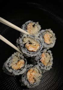 Order 11. Spicy Crunchy Shrimp Roll food online from Iron Wok store, Kansas City on bringmethat.com