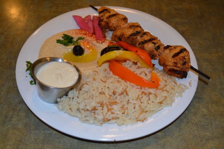 Order Chicken Kabob Combo food online from Zaytoon store, Lansing on bringmethat.com