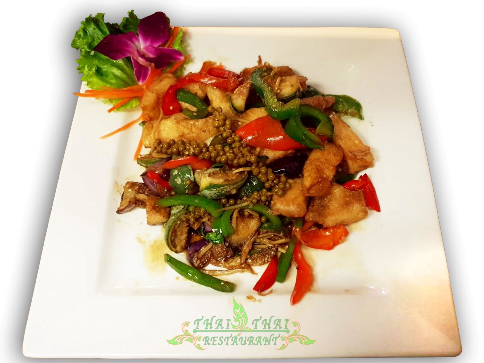 Order Sp15. Pla Pad Cha food online from Thai Thai Restaurant store, Fallbrook on bringmethat.com