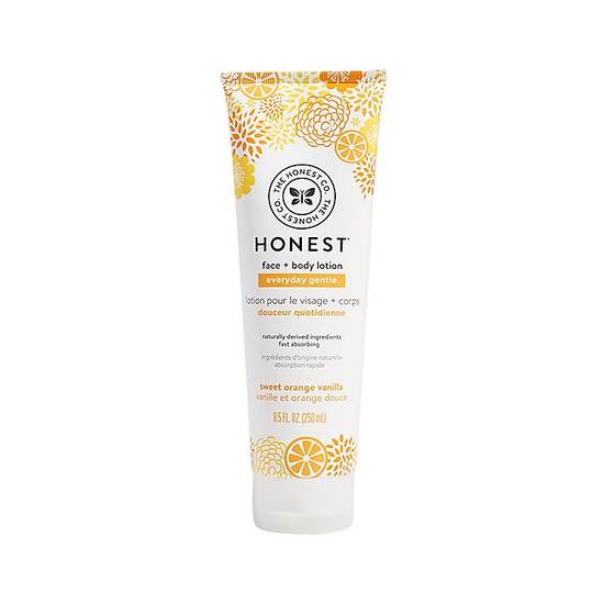 Order Honest 8.5 oz. Face + Body Lotion Deeply Nourishing in Sweet Orange Vanilla food online from Buybuy Baby store, Whitehall on bringmethat.com